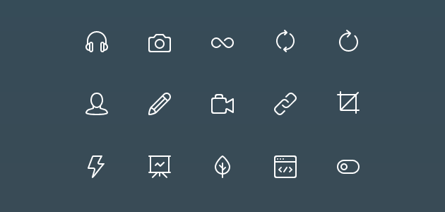 シンプルなデザインの無料アイコン Buddha Line Icons Design Edge