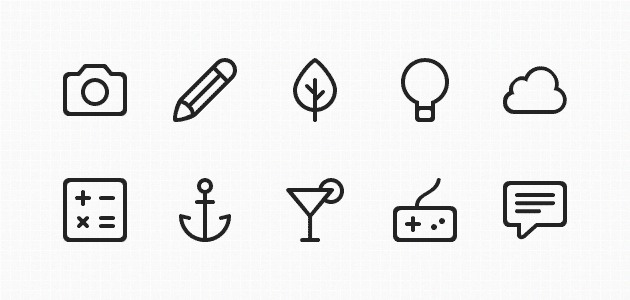 Buddha Line Icons